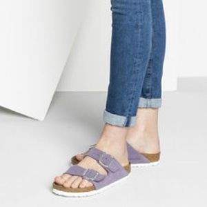 New Earthies Lilac leather Sandal Birkies style